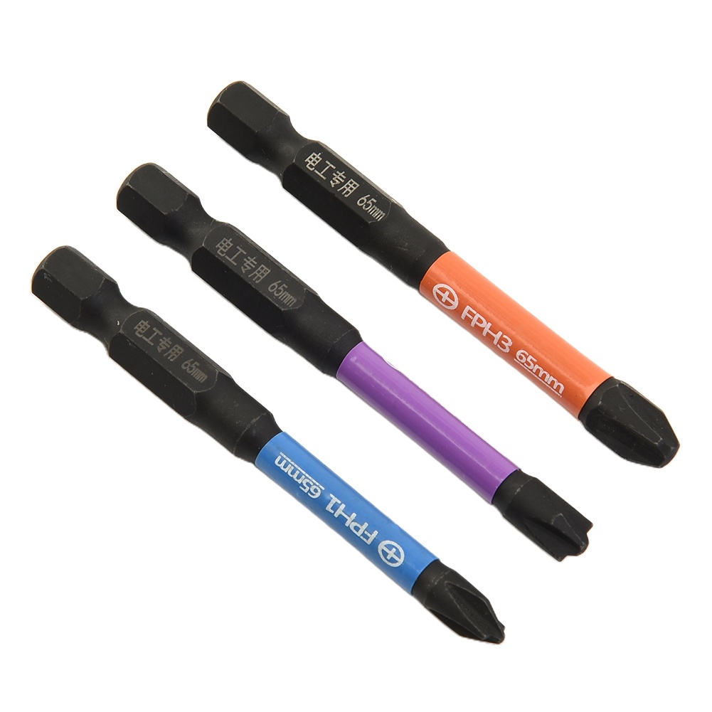 Bộ 6 Tua Vít Đầu Chéo 65mm Chuyên Dụng Cho Thợ Điện FPH FPZ