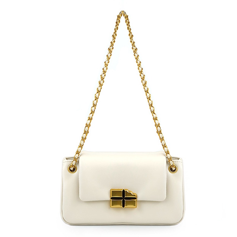 Túi đeo dưới cánh tay Hình Vuông Cỡ Nhỏ Màu Trơn Mềm Mại Thời Trang Cao Cấp Cho Nữ