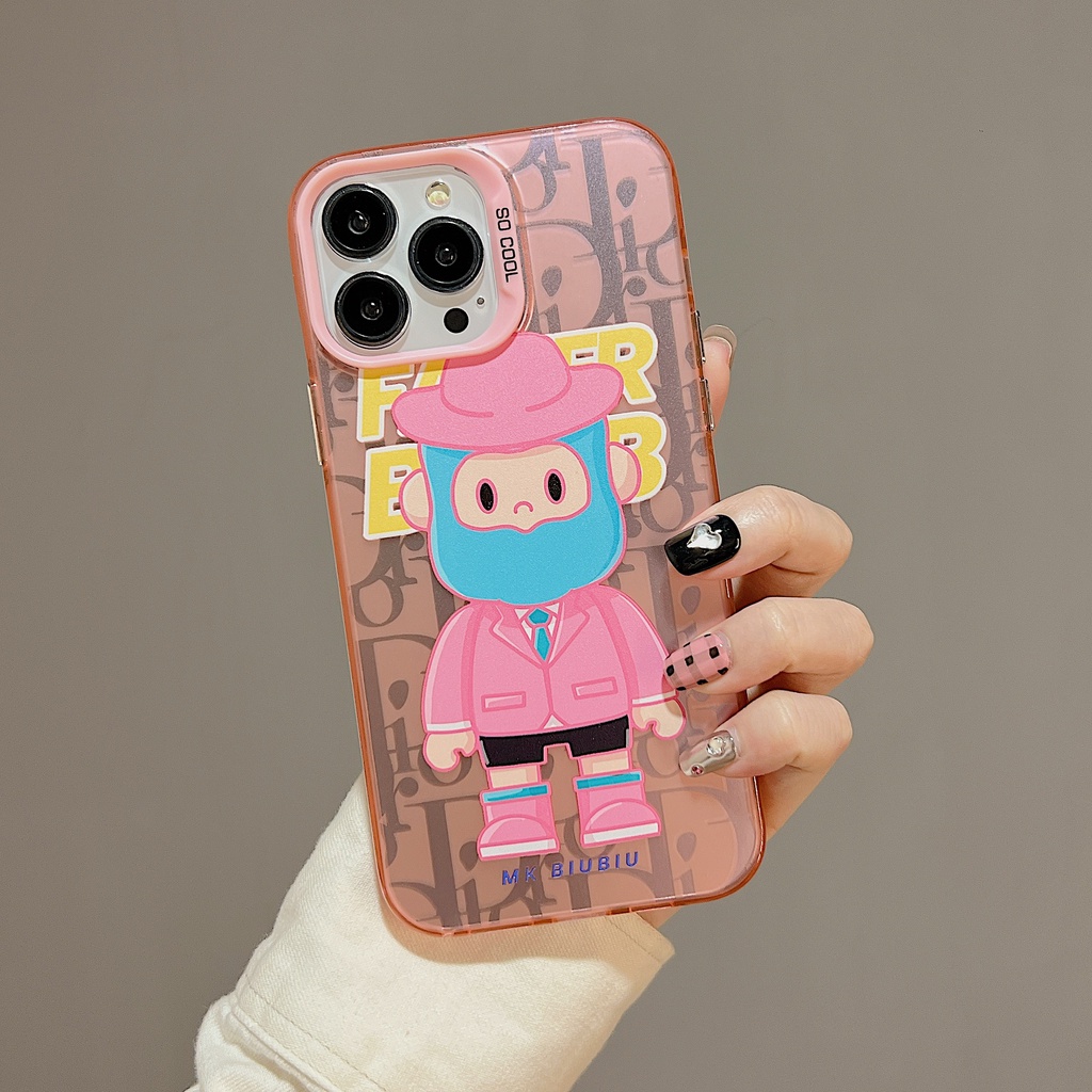 Ốp Điện Thoại TPU Mềm Trong Suốt Chống Sốc Họa Tiết Thời Trang Cho iPhone 11 13 12 14 PRO MAX