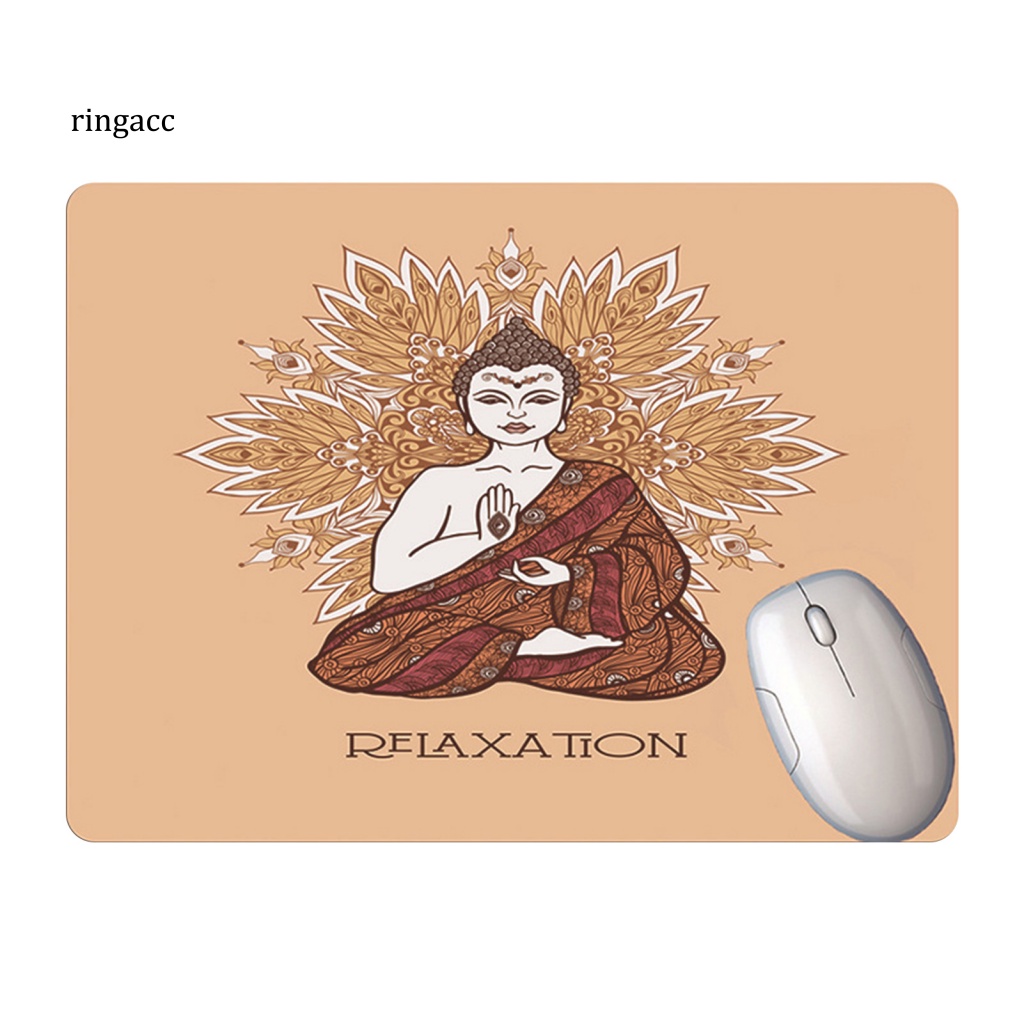 Tấm Lót Chuột Và Bàn Phím Máy Tính Bằng Cao Su Siêu Mỏng Chống Trượt Hình Sừng Hươu Sáng Tạo Tiện Dụng