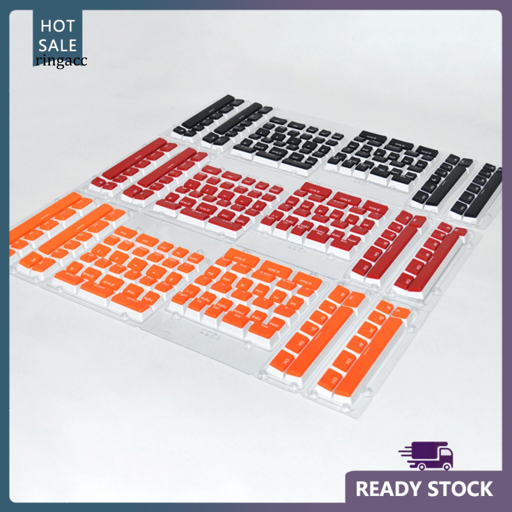 Bàn Phím Cơ 46 Phím FOS Trong Suốt Thoải Mái Chống Mài Mòn Hai Màu Tiện Dụng Cho Văn Phòng