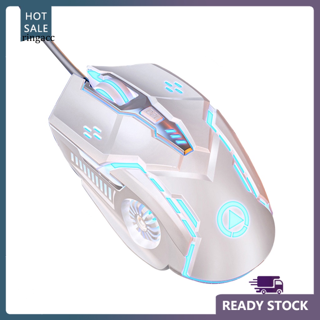 Chuột Máy Tính Có Dây RGA G5 RGB 3200DPI Cổng USB Dùng Cho Laptop