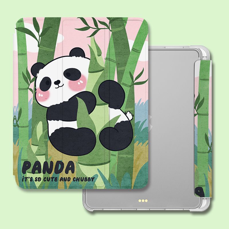 Ốp Máy Tính Bảng TPU Gấu Trúc Cho 2021 pro11 / gen10 2022 / gen5 / gen6 9.7 gen7 / gen8 / gen9 10.2 Air4 / Air5 10.9 pro11 2018 / 2020