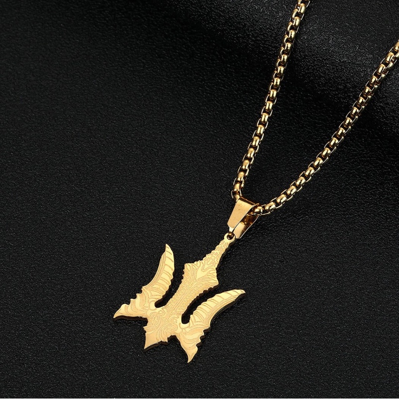 Vòng cổ Bằng Thép Không Gỉ Phong Cách Viking Thời Trang Dành Cho Nam