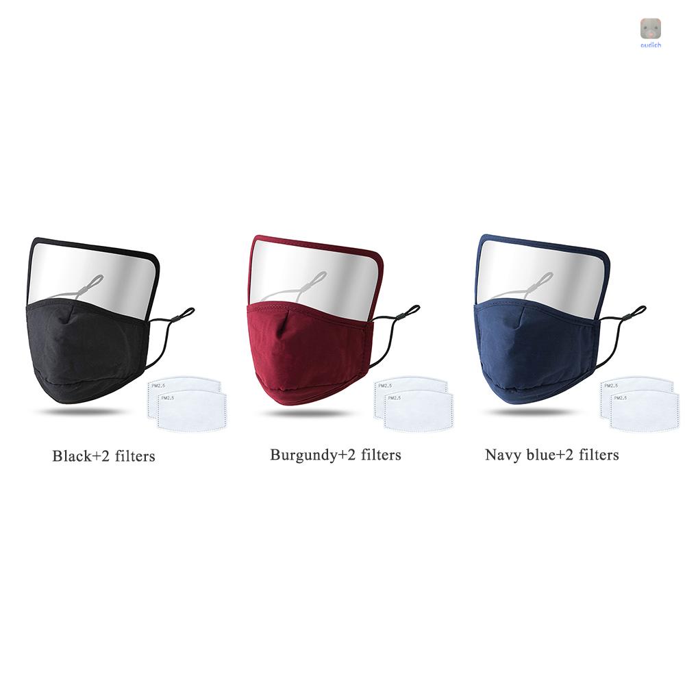 Set 2 Tấm Chắn Mắt Bằng Cotton Hoạt Tính Bảo Vệ Toàn Diện Chống Dầu Chống Bụi