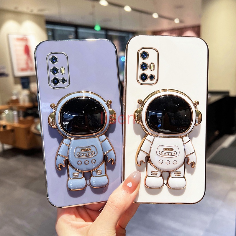 Ốp lưng Vivo V19 Neo Ốp Điện Thoại Có Giá Đỡ Hình Phi Hành Gia Cho Vivo V27 5G / V27E / V15 / V19 / V20 SE / V25 / V25E / V23 5G yhy
