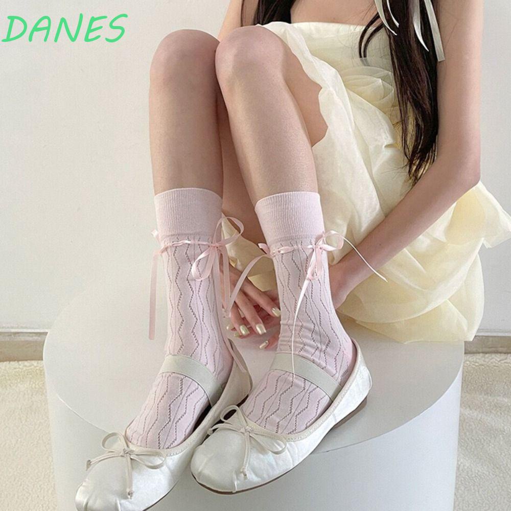 Đôi Vớ Phối Nơ Thời Trang Lolita Nhật Bản Đáng Yêu