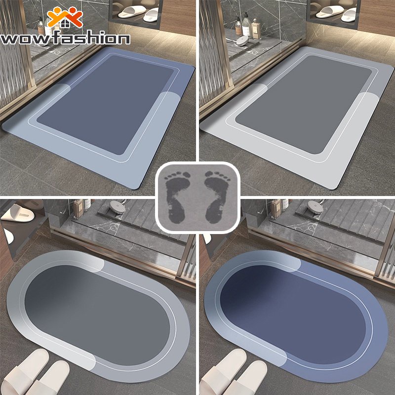 Thảm lót sàn Chống Trượt Thấm Hút Nước Nhanh Khô Trang Trí Nhà Cửa