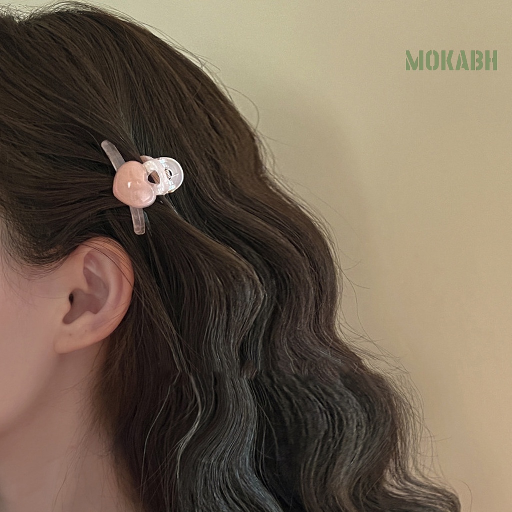 Kẹp Tóc Hình Trái Tim Nhỏ Chống Trượt Thiết Kế Thanh Lịch