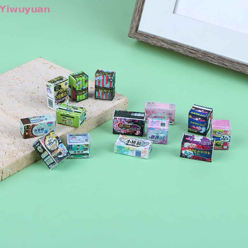 < Yiwuyuan > Hộp Khăn Vệ Sinh Mini Trang Trí Phòng Ngủ Búp Bê Cho Bé Gái Mới