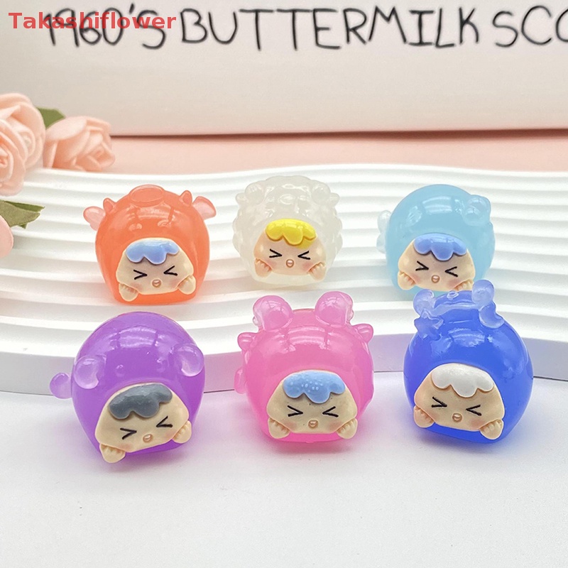 Móc Khóa Hình Thỏ Phát Quang Dễ Thương Trang Trí Xe Hơi DIY