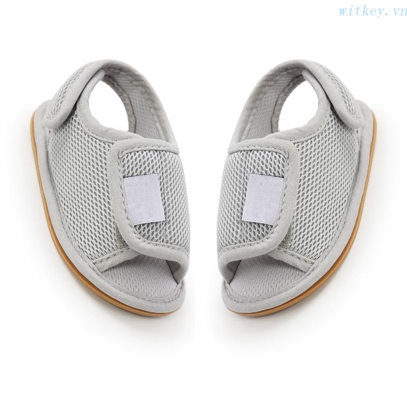 Xăng đan Cotton Đế Mềm Chống Trượt Mùa Hè Dễ Thương Cho Bé Sơ Sinh