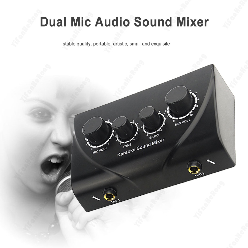 Bộ Trộn Âm Thanh Đầu Vào Micro Karaoke Chuyên Dụng