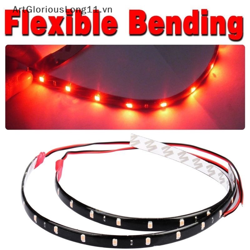 Set 6 Dải Đèn LED DC 12V Chống Thấm Nước Chuyên Dụng Cho Xe Hơi Xe Máy
