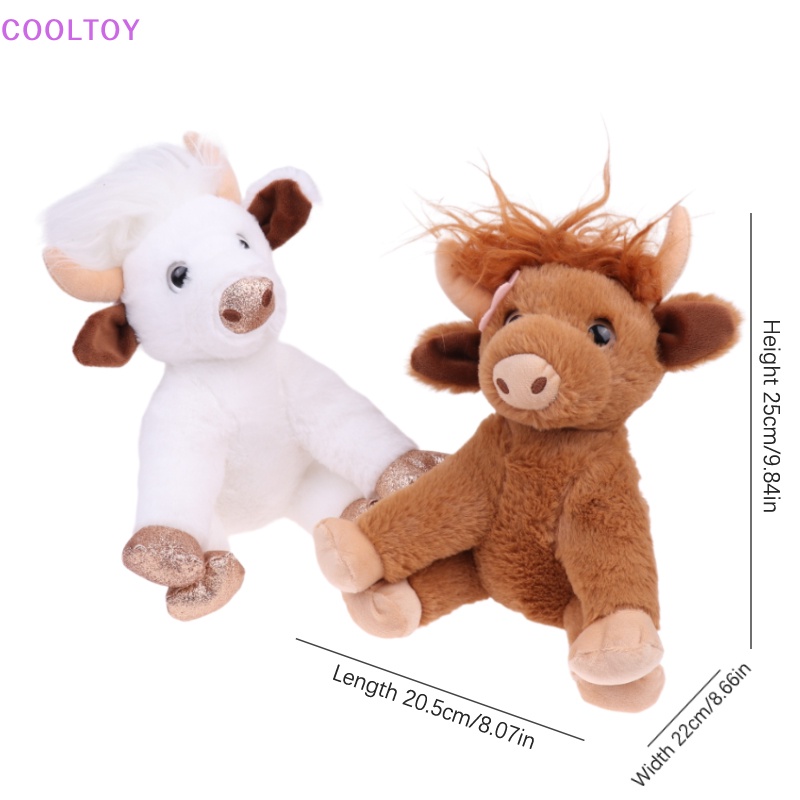 Bò Nhồi Bông Mềm Mại Trang Trí Nhà Cửa