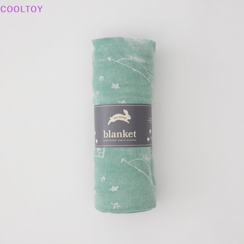 Cooltoy Chăn Quấn Bé Sơ Sinh Bằng Cotton Bảng Phấn Muslin