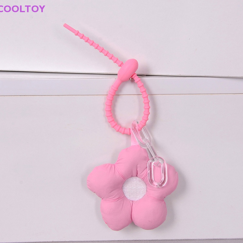 Móc Khóa Hình Bông Hoa Dễ Thương Dùng Trang Trí Túi Xách / Xe Hơi