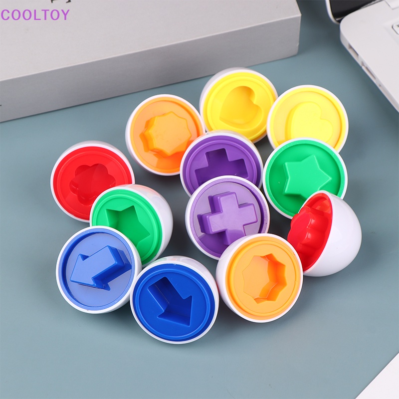 Cooltoy 1 Đồ Chơi Xếp Hình Giáo Dục Theo Phương Pháp Montessori Hình Quả Trứng Màu Sắc Tương