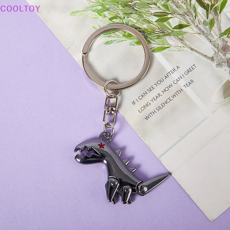 Móc Khóa Kim Loại Hình Khủng Long 3D Sáng Tạo