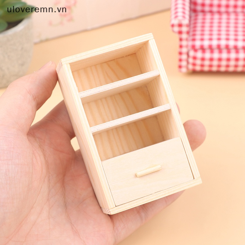 Mô Hình Tủ Sách 1: 12 Dùng Trang Trí Nhà Búp Bê