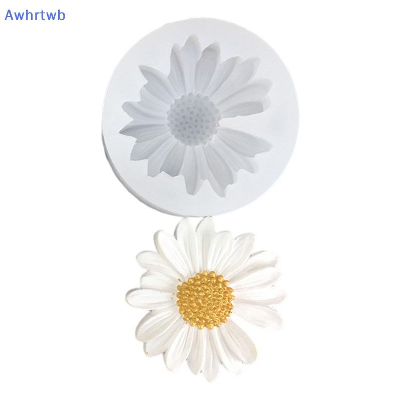 Khuôn Silicon Làm Xà Phòng Hình Hoa Cúc Có Lỗ Mới