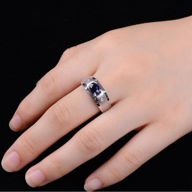 Nhẫn Cưới Thép Titan Bạc Đính Đá Zircon 2 Màu Thời Trang Cho Nam Nữ
