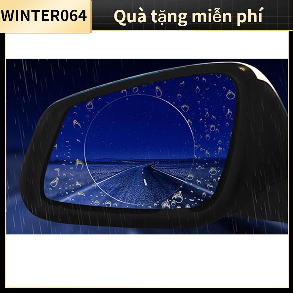 Winter064 Gương chiếu hậu Phim chống mưa Lớp phủ Nano trong suốt HD Chống lóa PET nước để lái xe an toàn