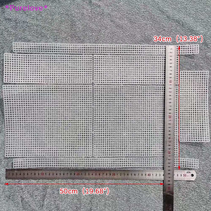 Tấm Lưới Bằng Nhựa Dùng Đan Túi Thủ Công Tiện Dụng Mới