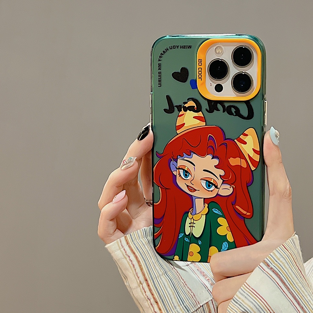 Ốp Điện Thoại TPU Mềm Trong Suốt Chống Sốc Họa Tiết Hoạt Hình Hai Mặt Cho iPhone 11 13 12 14 Pro Max