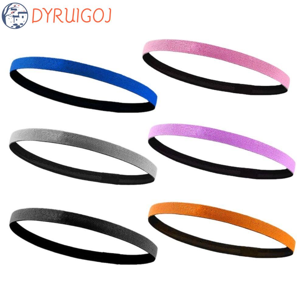 Băng Đô Thể Thao Bằng Silicone Co Giãn Chống Trượt Màu Kẹo Ngọt