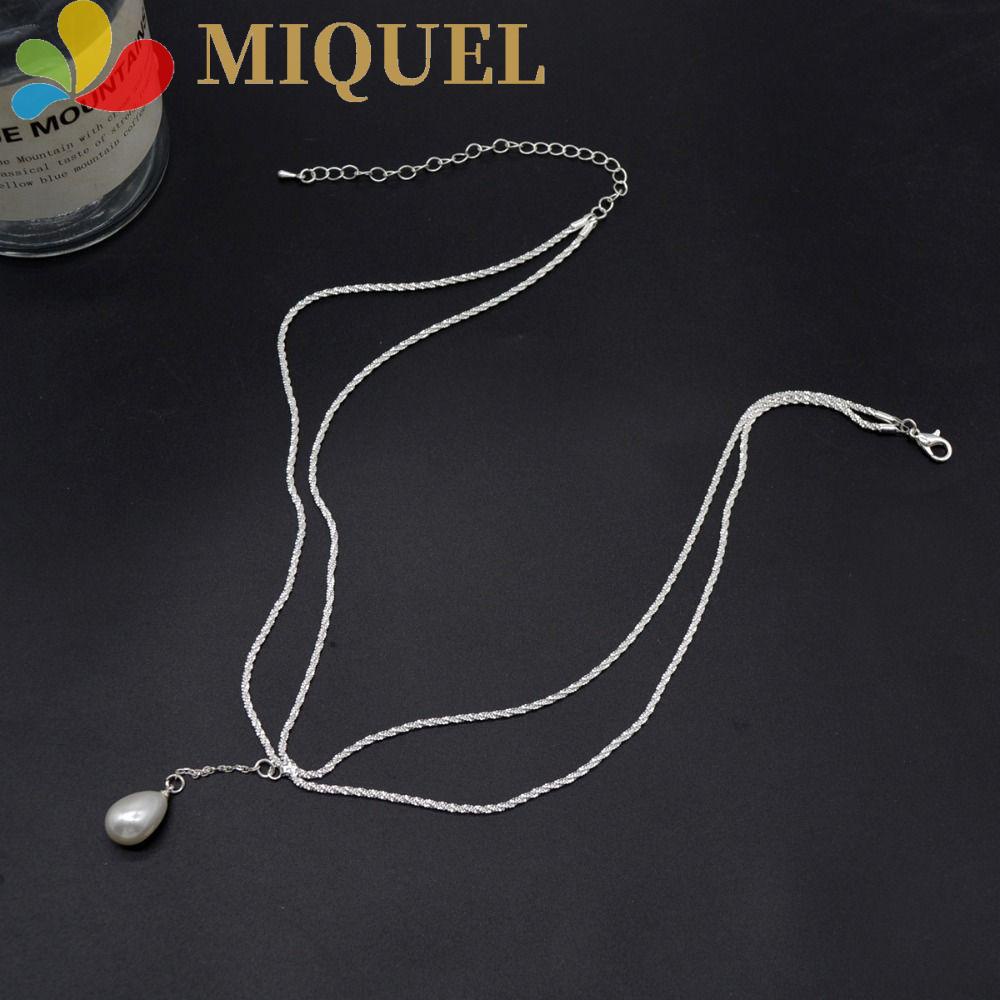 Dây Chuyền Mặt Đá Quý Thời Trang Hàn Quốc|Khuyên Tai Hai Lớp Phong Cách Vintage Tinh Tế Cá Tính