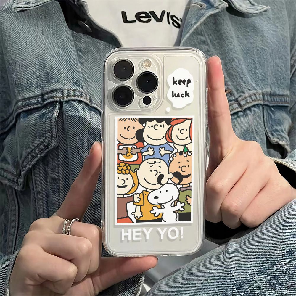 ✅Ốp Điện Thoại Dẻo Họa Tiết Hoạt Hình Snoopy Dễ Thương Chống Sốc Cho iPhone12 78 max Style 116In13 plus14pro