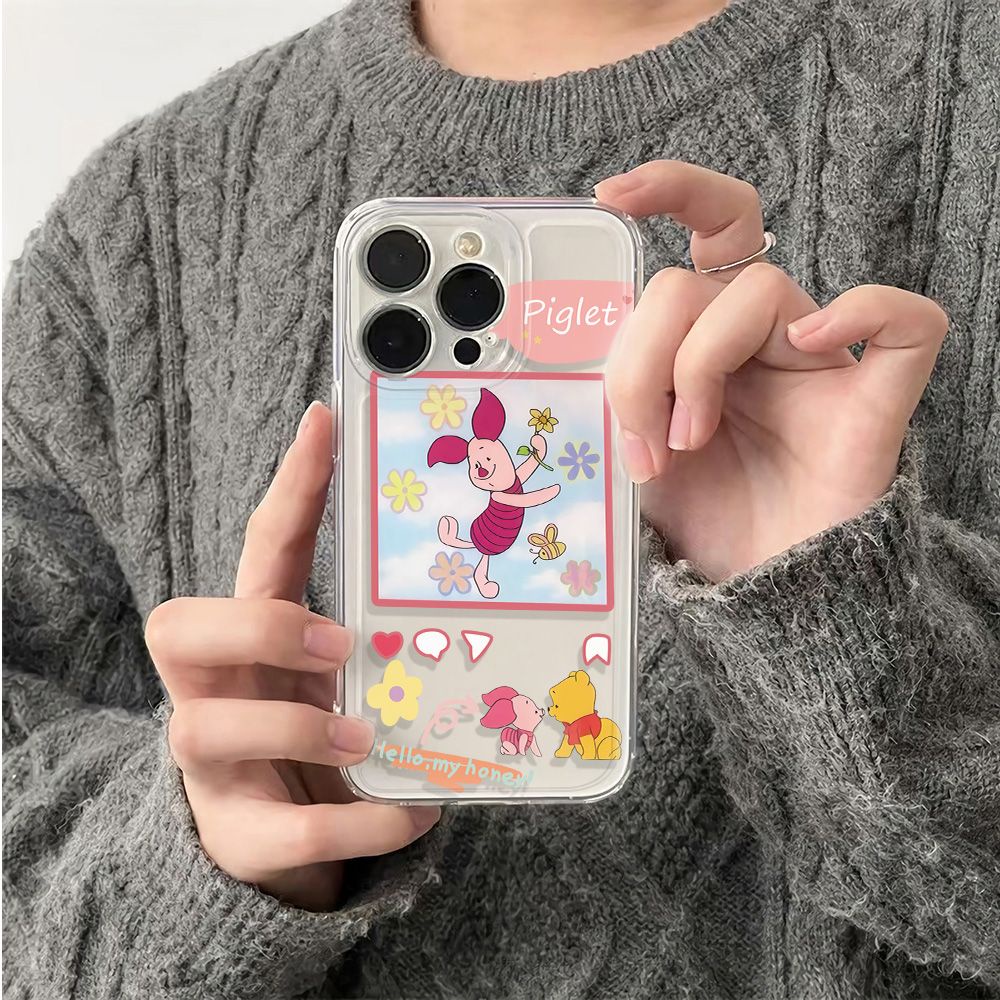 ✅Ốp Điện Thoại Mềm Chống Sốc In Hình Chú Heo Dễ Thương Cho Iphone 78 max 11 6In 14pro13plus 12 AJMV