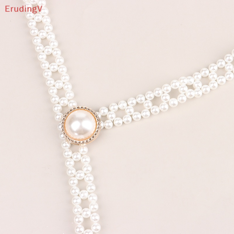 Thắt Lưng Chuỗi Ngọc Trai Thanh Lịch Hợp Thời Trang Cho Nữ