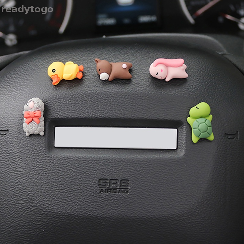 Đồ Trang Trí Xe Hơi / Xe Máy Mini Hình Động Vật Đang Ngủ Bằng Nhựa Resin Dễ Thương