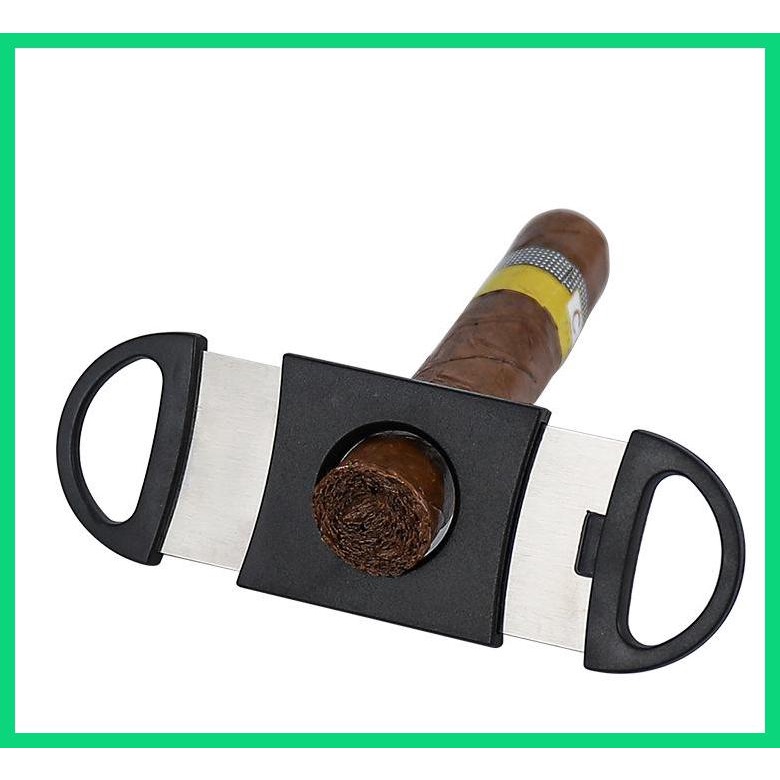 Kéo Cắt Thuốc Lá mini Hai Đầu Bằng Thép Không Gỉ Đơn Giản Và Mịn Màng Dễ Dàng Mang Theo Jinwvn