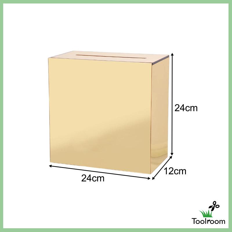 Hộp Đựng Thẻ Bằng Acrylic Siêu Bền Tiện Dụng Cho Tiệc Sinh Nhật / Đám Cưới