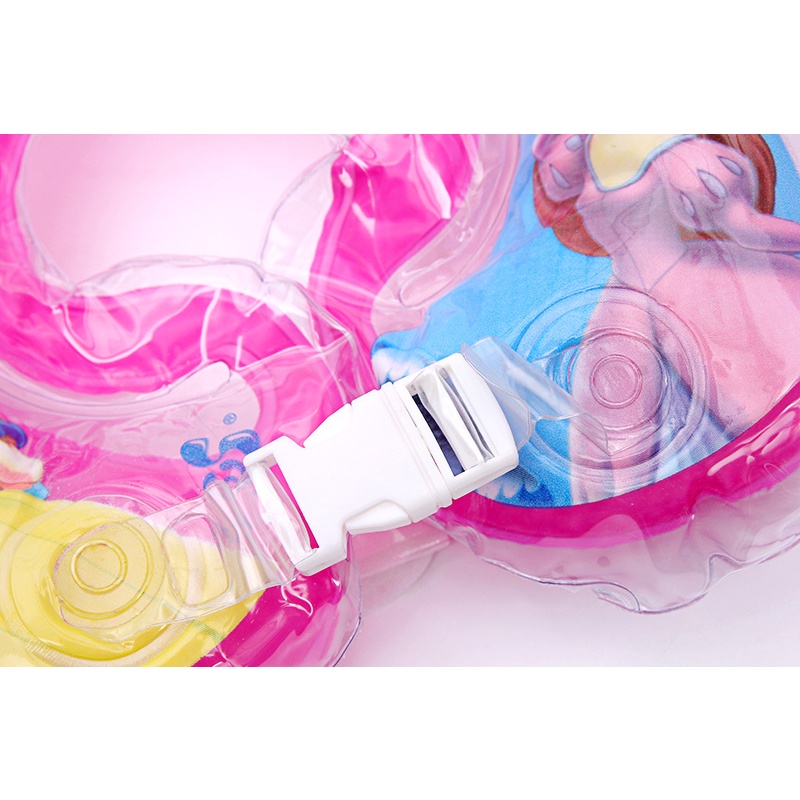 Phao Bơi Bơm Hơi Bằng PVC Dày Hai Lớp 38cm Màu Sắc Ngẫu Nhiên Cho Bé