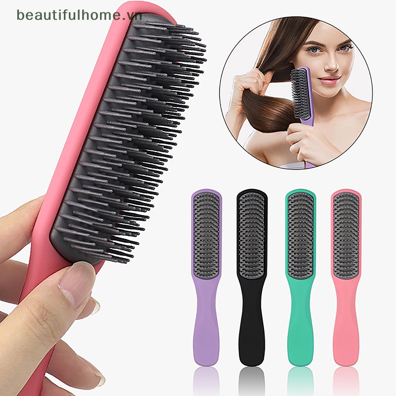 Lược Chải Tóc Chín Hàng Gỡ Rối Massage Da Đầu Cho Nữ