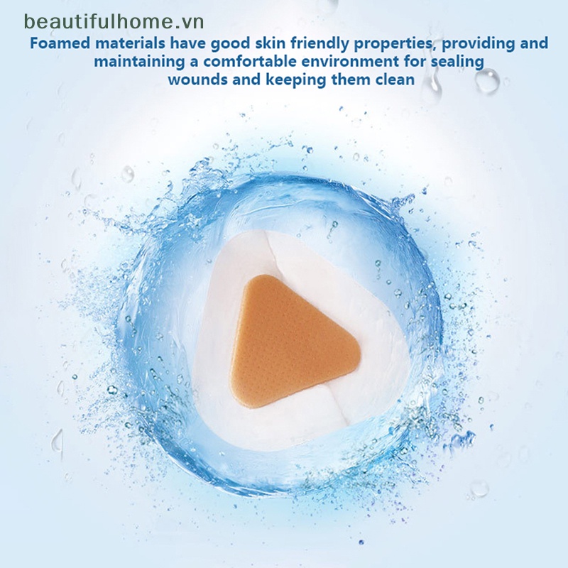 Bộ 10 Miếng Dán Bảo Vệ Gót Chân Chống Thấm Nước Và Chống Blis