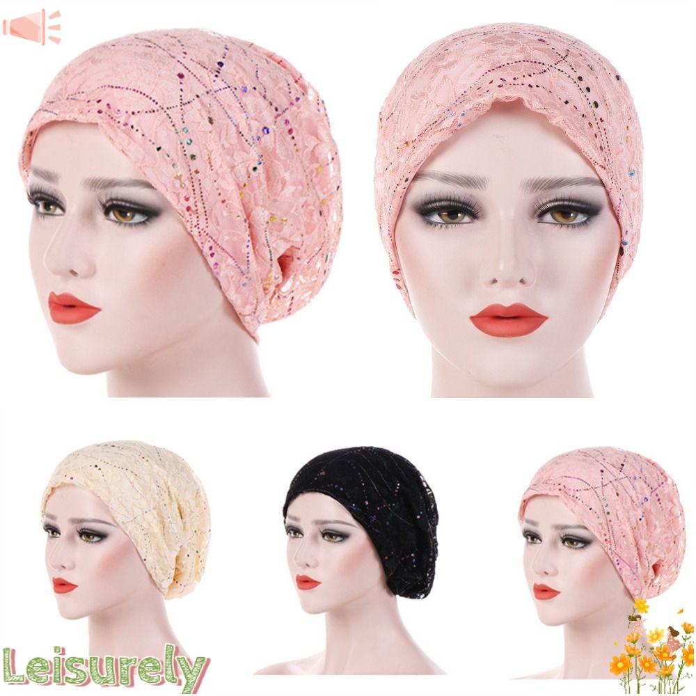 Mũ Trùm Đầu Phối Ren Mỏng Thoáng Khí Thời Trang Cho Nữ