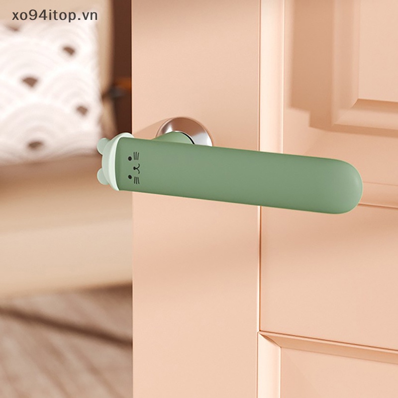 Đệm Silicone Bọc Tay Nắm Cửa Chống Va Chạm Chống Lạnh Bảo Vệ Nội Thất