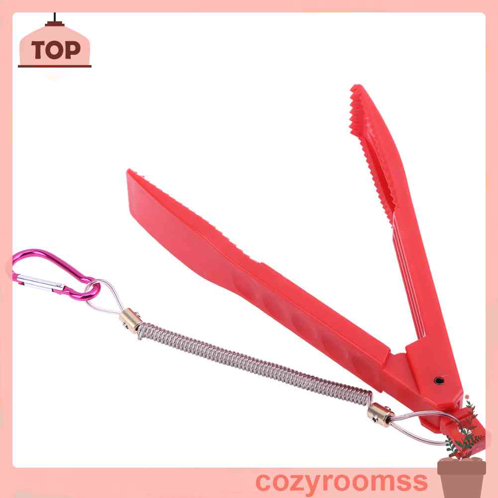 Kìm Kẹp Cá Bằng Nhựa Có Công Tắc Khóa + Dây Lò Xo