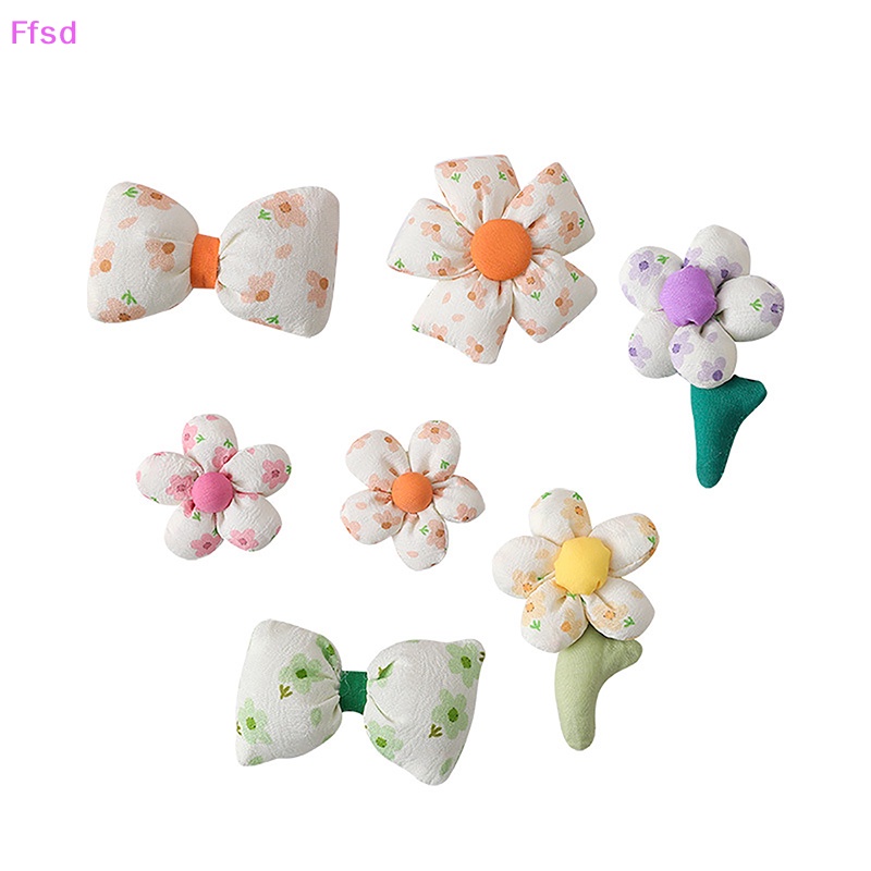 {Ffsd} Ghim Cài Áo Cardigan Trang Trí Túi Xách Hình Hoa Tulip Thắt Nơ Cá Tính Dễ Thương