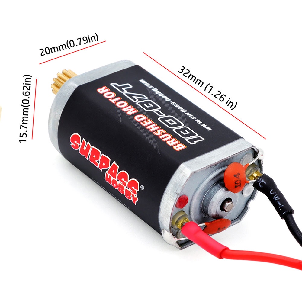 Động Cơ 180 87T 11T Cho Xe Điều Khiển Traxxas trx4m Tỉ Lệ 1 / 18