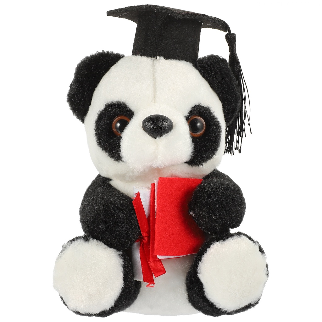 Búp Bê Đồ Chơi Hình Gấu Trúc Đội Mũ Tốt Nghiệp 2023