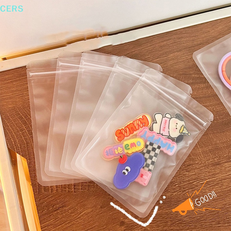 Bộ 10 Túi Đựng Thực Phẩm / Trà / Kẹo Trong Suốt Tiện Dụng