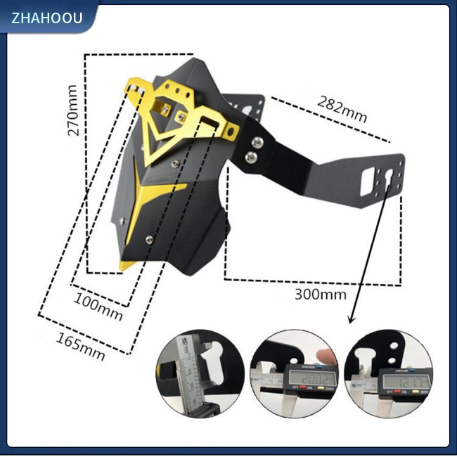 ☃Nhà Cửa☃ Tấm Chắn Bùn Bằng Hợp Kim Nhôm CNC Chống Bụi Cho Xe Mô Tô Msx125