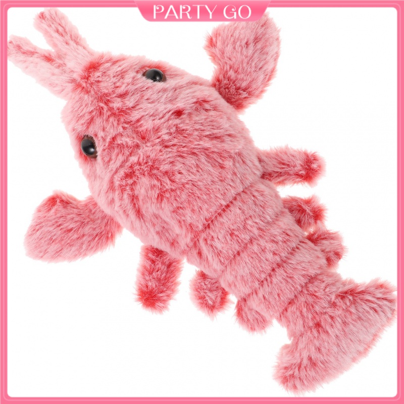 Đồ Chơi Nhồi Bông Hình Tôm Hùm Có Thể Sạc Lại Bằng Cổng USB Cho Mèo Cưng