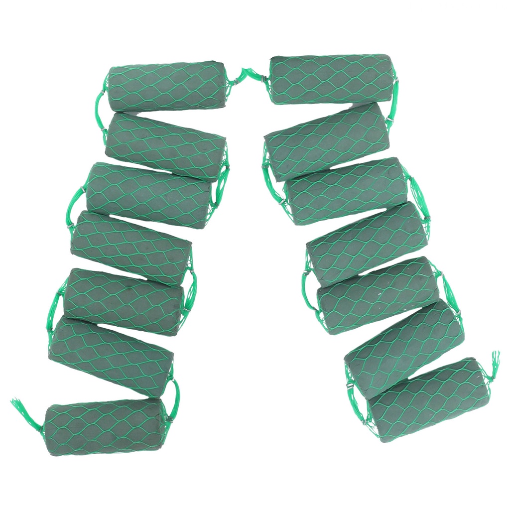 Đất Sét Nhựa Hình Bông Hoa 13X5.5cm Màu Xanh Lá Dùng Trang Trí Đám Cưới